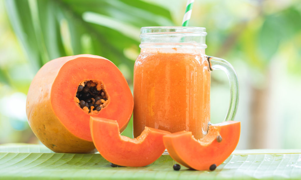 Licuado de papaya para bajar de peso