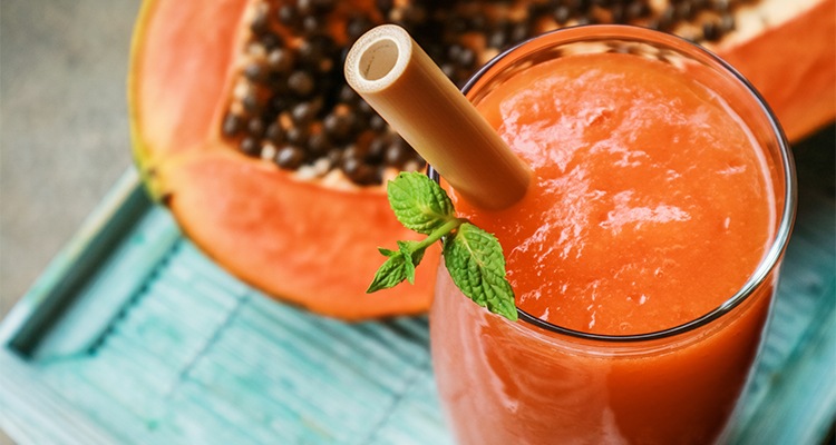 Licuado de papaya para bajar de peso